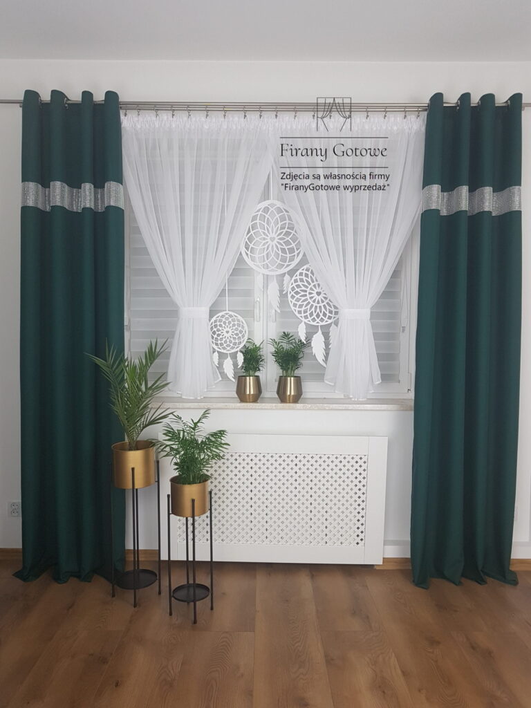 Firana gotowa z panelem "łapacz snów"