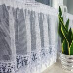 Firanka do kuchni z zazdrostkami-oryginalna siateczka