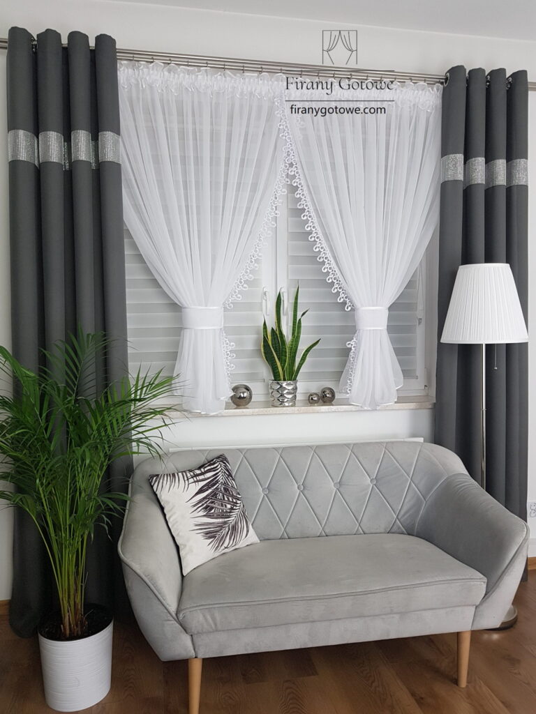 Firanka z gipiurą 500/150cm