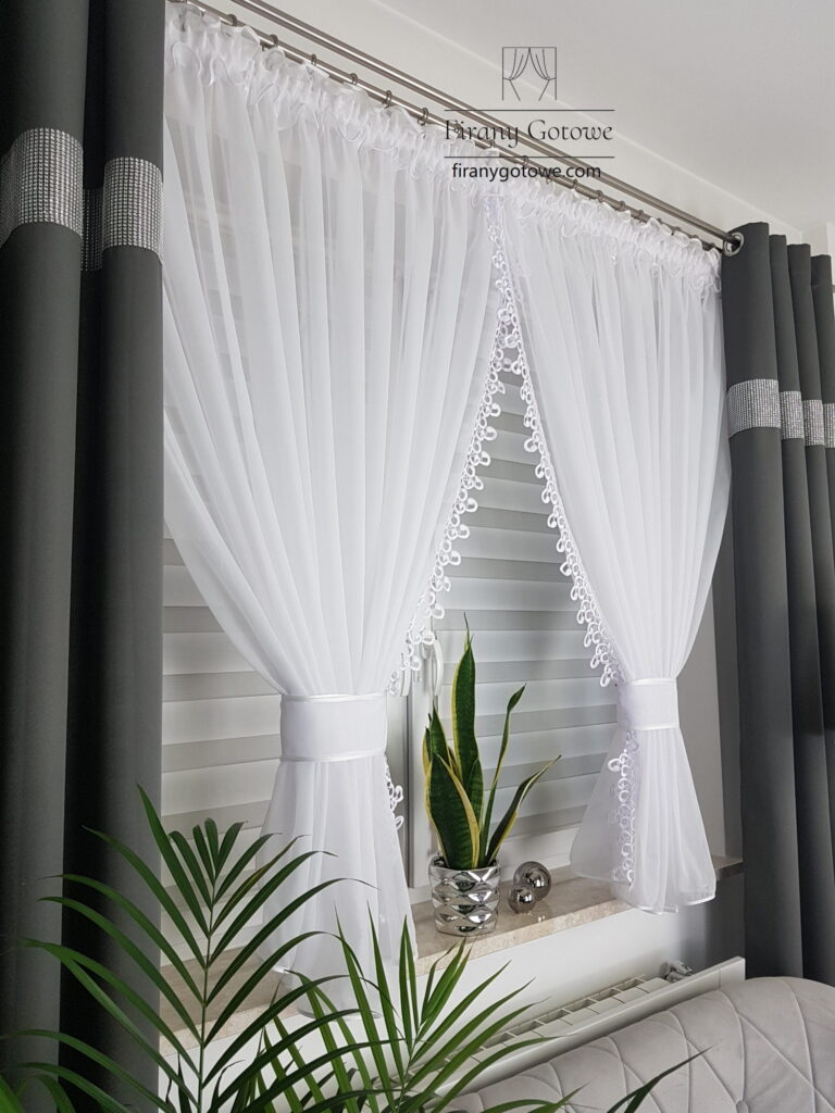Firanka z gipiurą 500/150cm