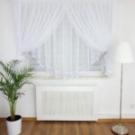 Firanka z gipiurą uszyta z woalu 400x160cm