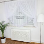 Firanka z gipiurą uszyta z woalu 400x160cm
