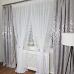 Firana z gipiurą dwa kokony 250cm