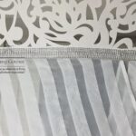 Panel okienny z cyrkoniami i ażurem