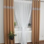 Długa firana z gipiurą 200/250cm