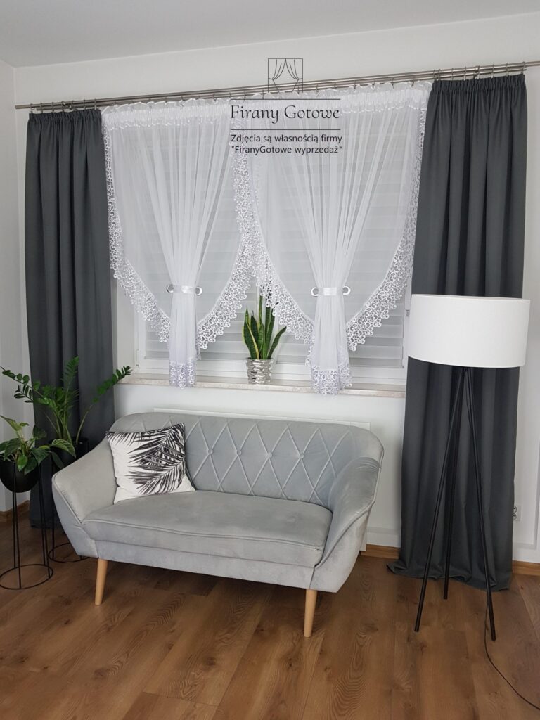 Firanka z gipiurą 400/160cm