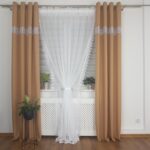 Długa firana z gipiurą 200/250cm