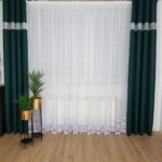 Długa firana z gipiurą  600/250cm