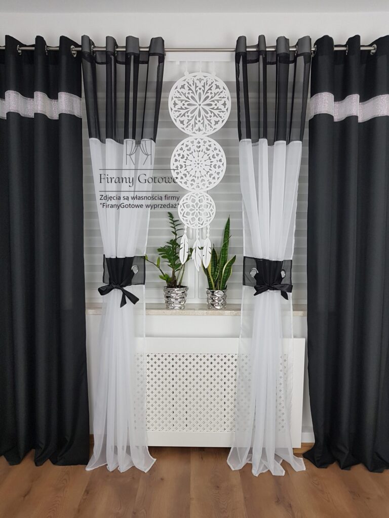 Panel okienny "łapacz snów" biały