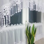 Elegancka firana kuchenna z gipiurą