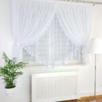 Firanka z gipiurą uszyta z woalu oraz markizety 400x160cm