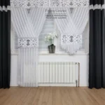 Panel dekoracyjny z cyrkonami i ażurem 250cm