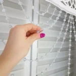 Firanki Panele z koralikami