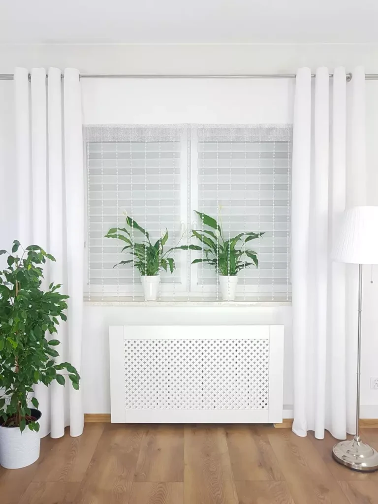 Welurowy panel z koralikami biały 200x160cm