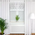 Stylowy Panel Dekoracyjny z Białego Filcu