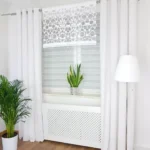 Stylowy Panel Dekoracyjny z Białego Filcu