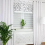 Stylowy Panel Dekoracyjny z Białego Filcu