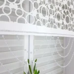 Stylowy Panel Dekoracyjny z Białego Filcu