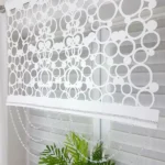 Stylowy Panel Dekoracyjny z Białego Filcu