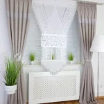 Panel okienny z haftem 180cm