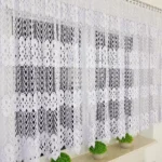 Firana Gipiurowa z Nowoczesnym Akcentem 300cm x 120cm