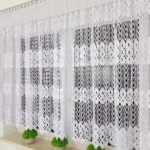 Firana Gipiurowa z Nowoczesnym Akcentem 300cm x 120cm