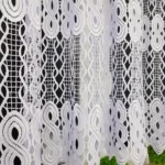 Firana Gipiurowa z Nowoczesnym Akcentem 300cm x 120cm
