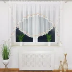 Elegancka Dwuwarstwowa Firana z Gipiurą