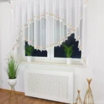 Elegancka Dwuwarstwowa Firana z Gipiurą