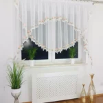 Elegancka Dwuwarstwowa Firana z Gipiurą