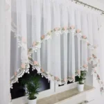 Elegancka Dwuwarstwowa Firana z Gipiurą