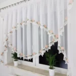 Elegancka Dwuwarstwowa Firana z Gipiurą
