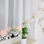 Elegancka Dwuwarstwowa Firana z Gipiurą