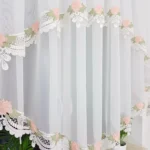 Elegancka Dwuwarstwowa Firana z Gipiurą