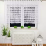 Firana gipiurowa z modnym wzorem 300cm x 160cm