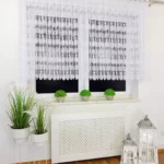 Firana gipiurowa z modnym wzorem 300cm x 160cm