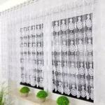 Firana gipiurowa z modnym wzorem 300cm x 160cm