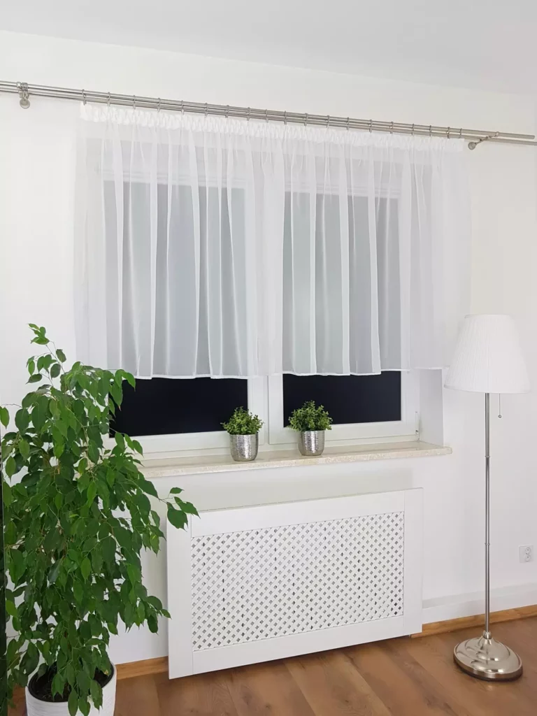 Firana gotowa z woalu 400x110cm