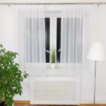 Firana gotowa z woalu 145x160cm