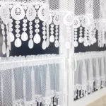 Firanka do kuchni z zazdrostkami