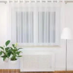 Firana gotowa z woalu na przelotkach 400x150cm