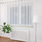 Firana gotowa z woalu na przelotkach 400x150cm