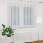 Firana gotowa z woalu na przelotkach 400x150cm