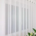 Firana gotowa z woalu na przelotkach 400x150cm