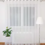 Firana gotowa z woalu na przelotkach 400x250cm