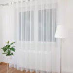 Firana gotowa z woalu na przelotkach 400x250cm