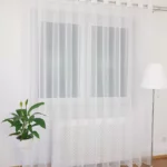 Firana gotowa z woalu na przelotkach 400x250cm