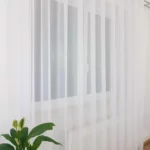 Firana gotowa z woalu na przelotkach 400x250cm
