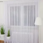Firana gotowa z siateczki z gipiurą 400x250