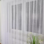 Firana gotowa z siateczki z gipiurą 400x250